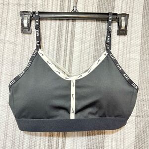 Nike Black and White Sports Bra
